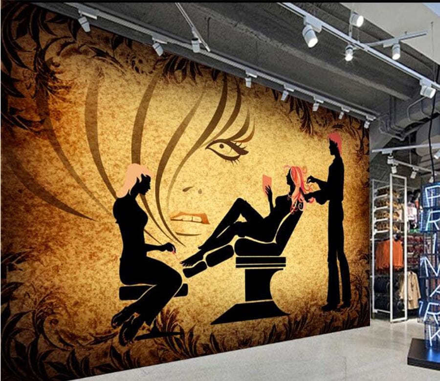 3D Pink Hair 1518 Wall Murals Wallpaper AJ Wallpaper 2 