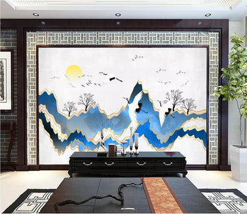 3D Water Mountain 1685 Wall Murals Wallpaper AJ Wallpaper 2 