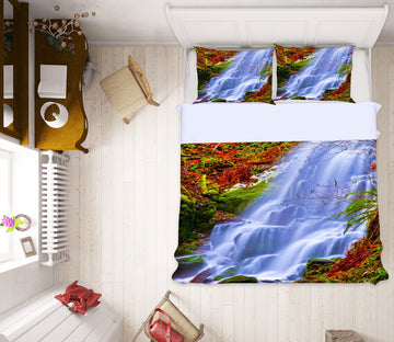 3D Waterfall 15094 Bed Pillowcases Quilt