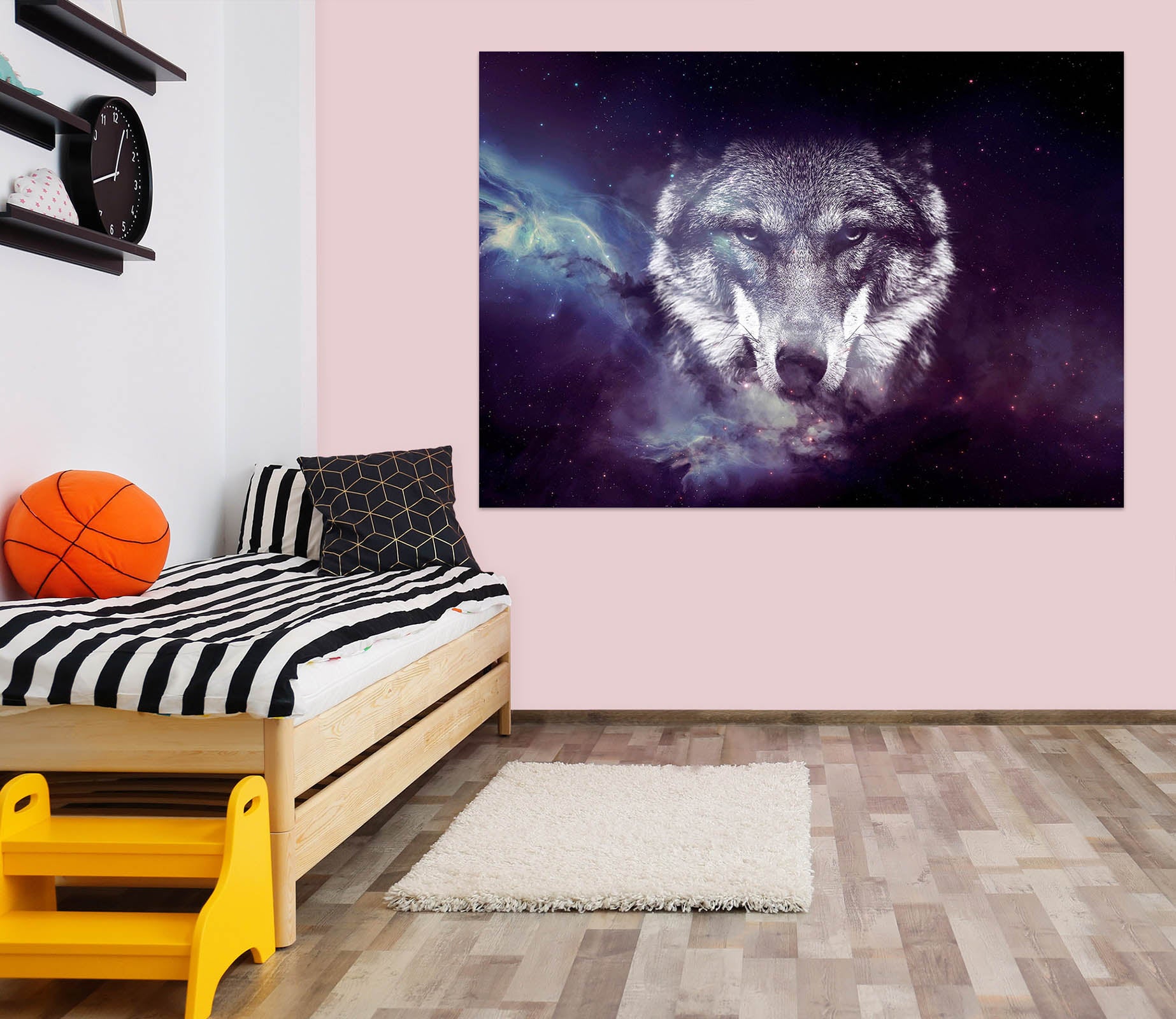 3D Wolf Head 1096 Wall Sticker