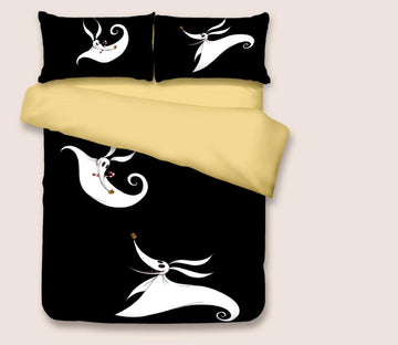 3D Ghost Dog 6062 Bed Pillowcases Quilt