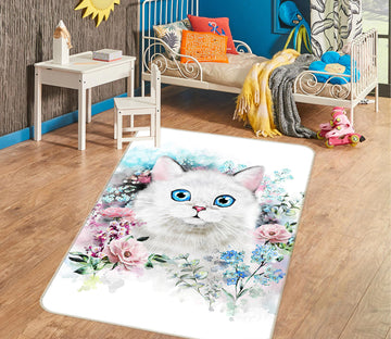 3D Flower Cat 37140 Non Slip Rug Mat