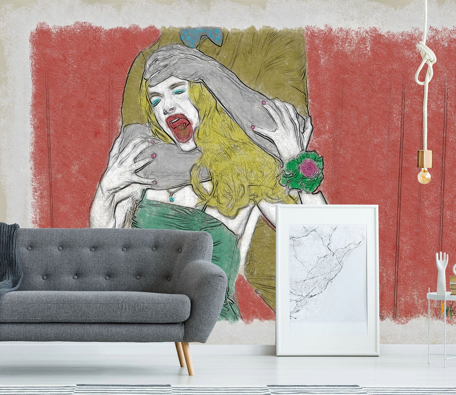 3D Cute Girl 1411 Marco Cavazzana Wall Mural Wall Murals Wallpaper AJ Wallpaper 2 