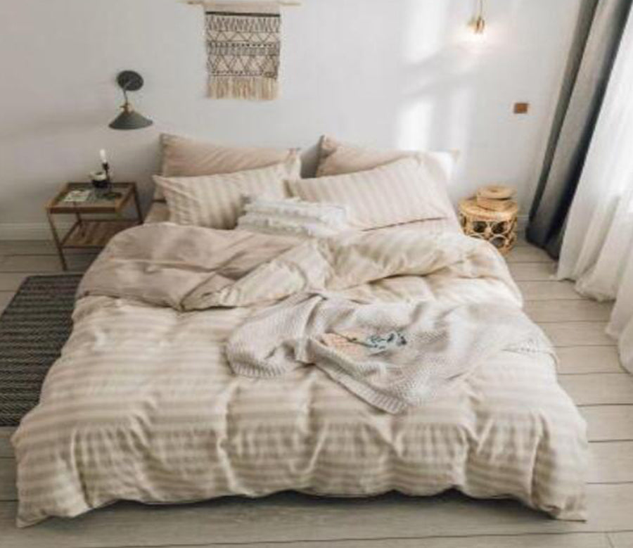3D Camel Stripes 16051 Bed Pillowcases Quilt