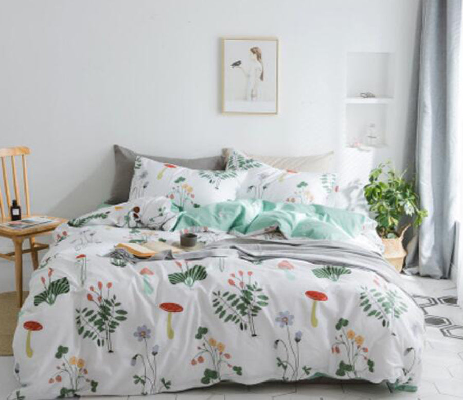 3D Leaf Mushroom 20231 Bed Pillowcases Quilt