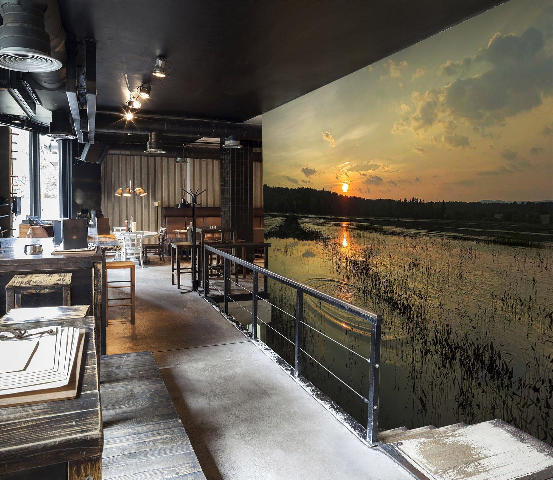 3D Sunset Steppe 109 Jerry LoFaro Wall Mural Wall Murals Wallpaper AJ Wallpaper 2 