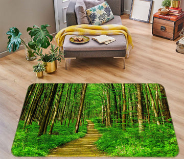 3D Forest Path 76225 Non Slip Rug Mat