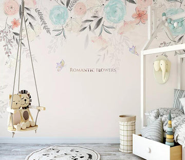 3D Colored Flowers 836 Wall Murals Wallpaper AJ Wallpaper 2 