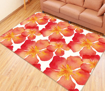 3D Flowers 35043 Non Slip Rug Mat