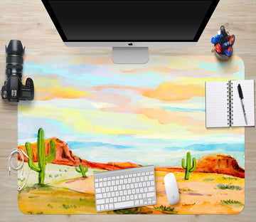 3D Desert Cactus 17084 Desk Mat