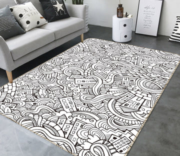 3D Pattern 35027 Non Slip Rug Mat