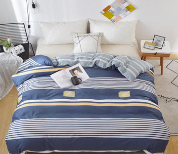 3D Horizontal Bar 3026 Bed Pillowcases Quilt
