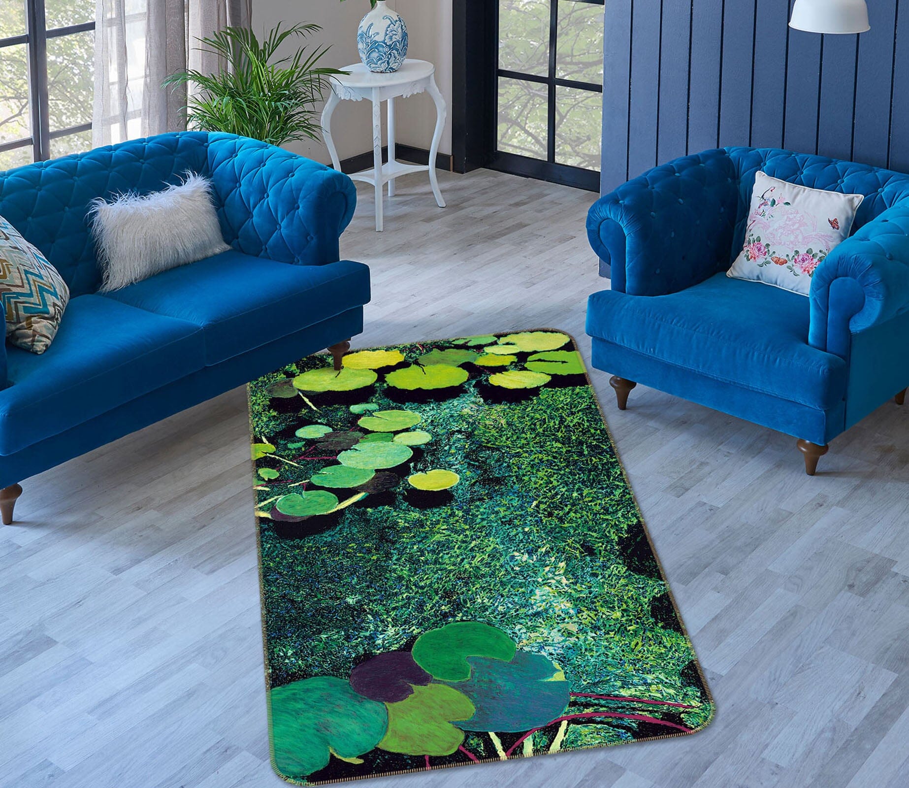 3D Green Park 3035 Allan P. Friedlander Rug Non Slip Rug Mat Mat AJ Creativity Home 