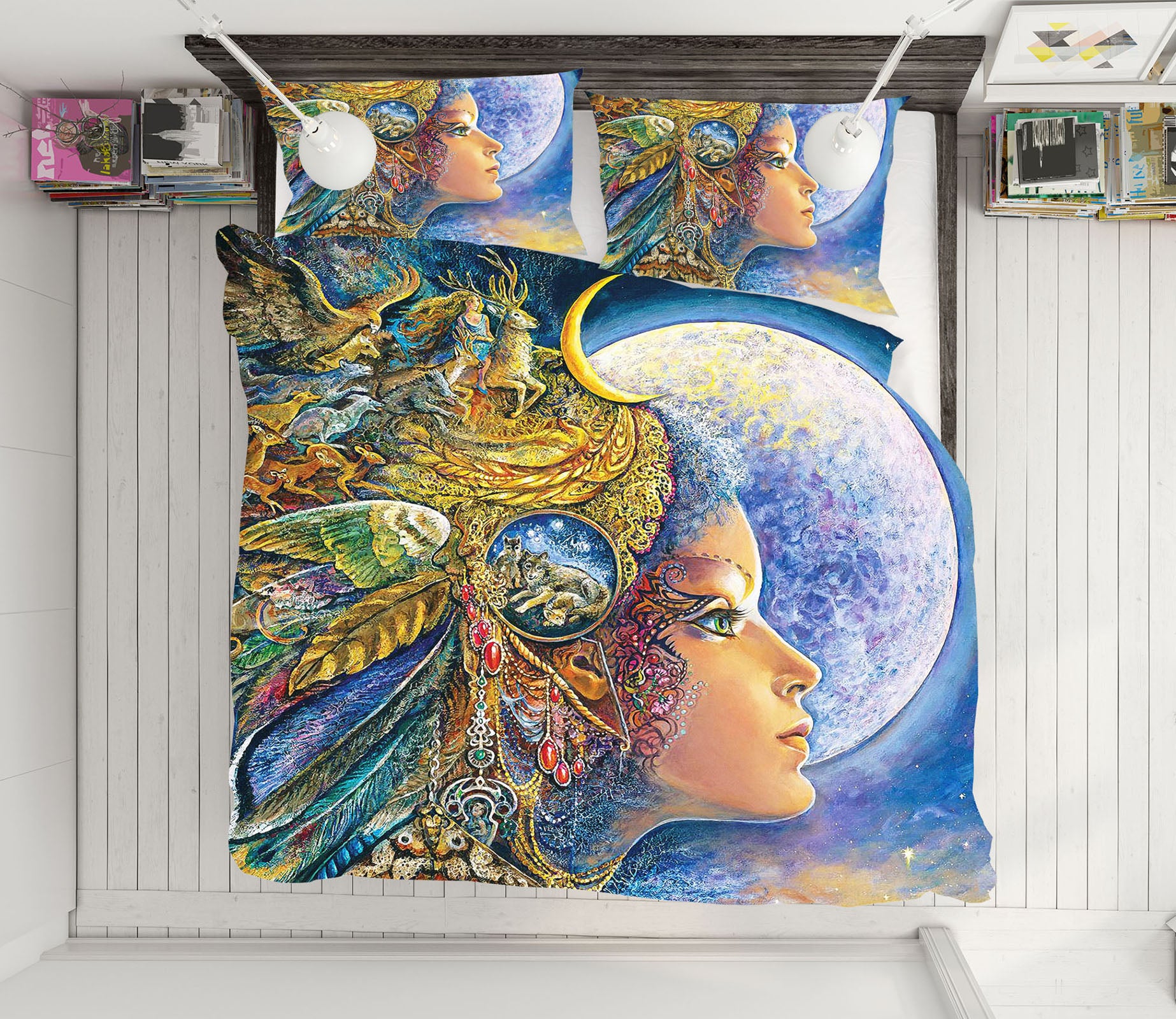3D Female Planet 12150 Bed Pillowcases Quilt