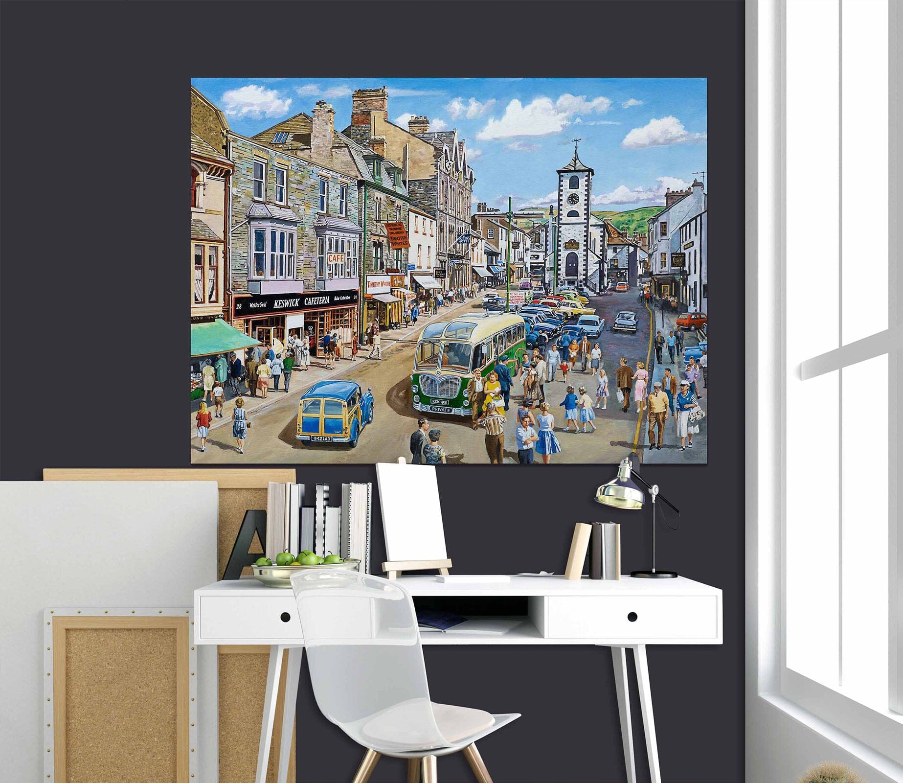 3D Lively Street 043 Trevor Mitchell Wall Sticker Wallpaper AJ Wallpaper 2 