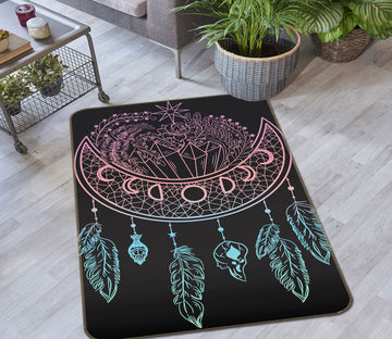 3D Moon Dream Catcher 37100 Non Slip Rug Mat