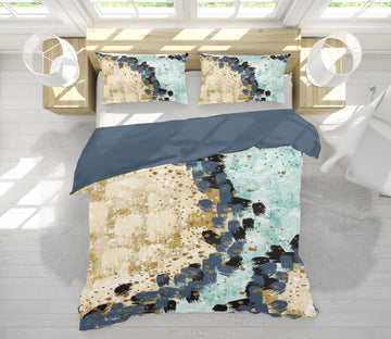 3D Grain Pattern 16037 Bed Pillowcases Quilt
