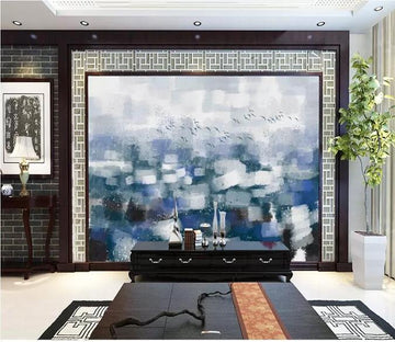 3D Blue City 1666 Wall Murals Wallpaper AJ Wallpaper 2 