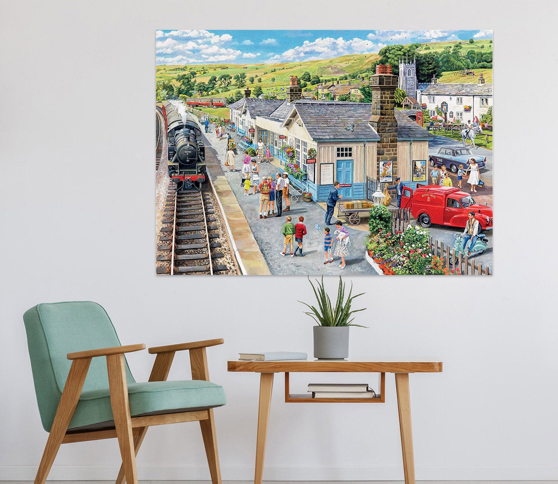 3D The Village Station 085 Trevor Mitchell Wall Sticker Wallpaper AJ Wallpaper 2 