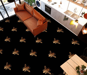 3D Bee Pattern 99214 Uta Naumann Floor Mural