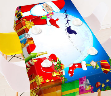 3D Christmas Demolition Gift 26 Tablecloths Tablecloths AJ Creativity Home 