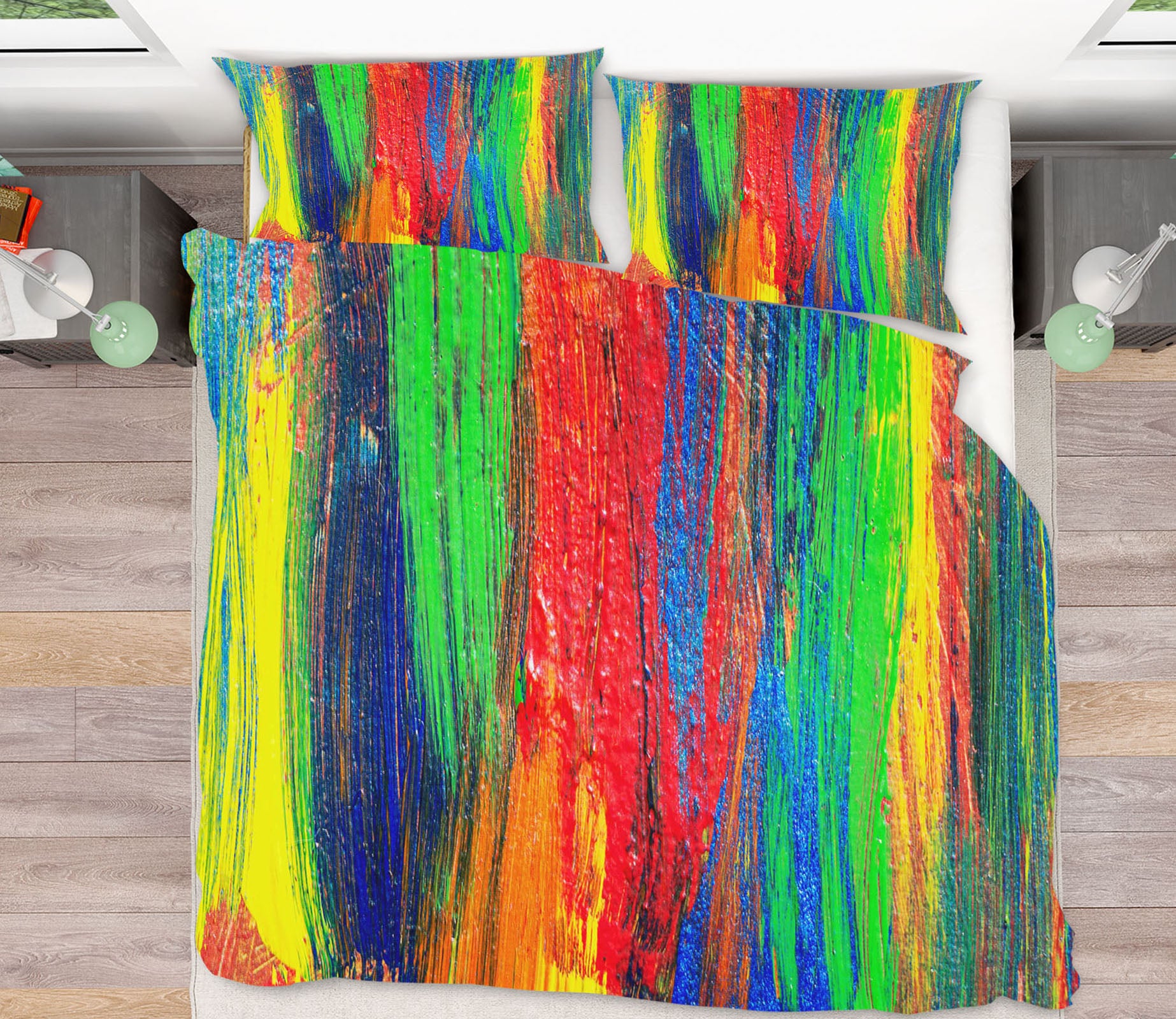 3D Colorful 60149 Bed Pillowcases Quilt