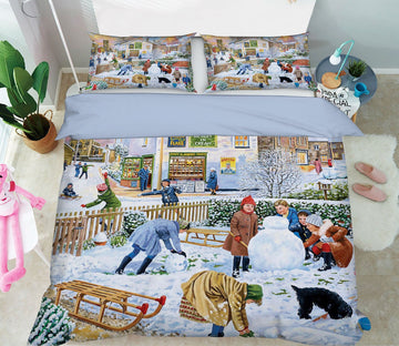 3D Winter Games 2077 Trevor Mitchell bedding Bed Pillowcases Quilt Quiet Covers AJ Creativity Home 