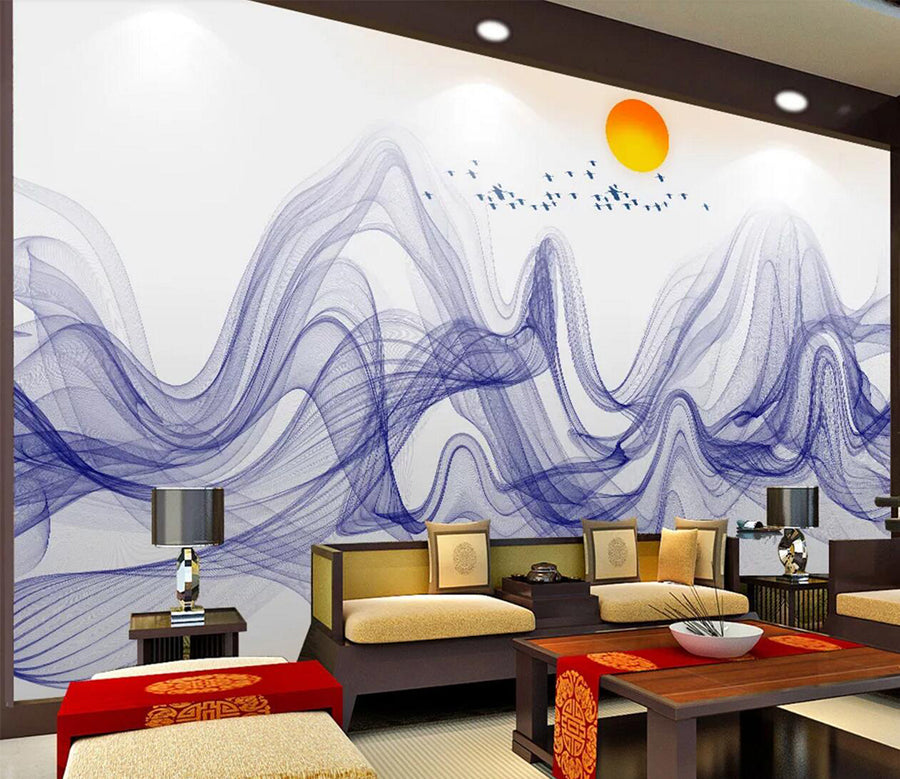 3D Wild Goose WC438 Wall Murals