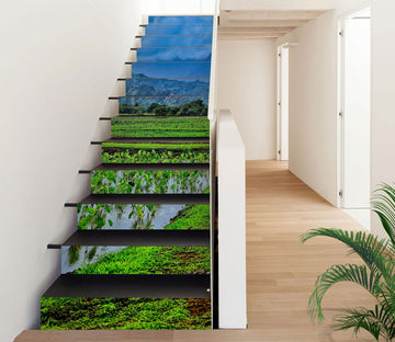 3D Field Green Plants 101105 Kathy Barefield Stair Risers