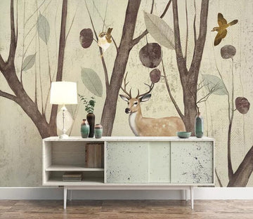 3D Forest Leaves 2175 Wall Murals Wallpaper AJ Wallpaper 2 