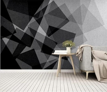 3D White Triangle 2250 Wall Murals