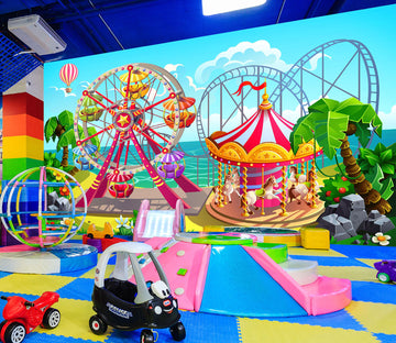 3D Rides 1415 Indoor Play Centres Wall Murals