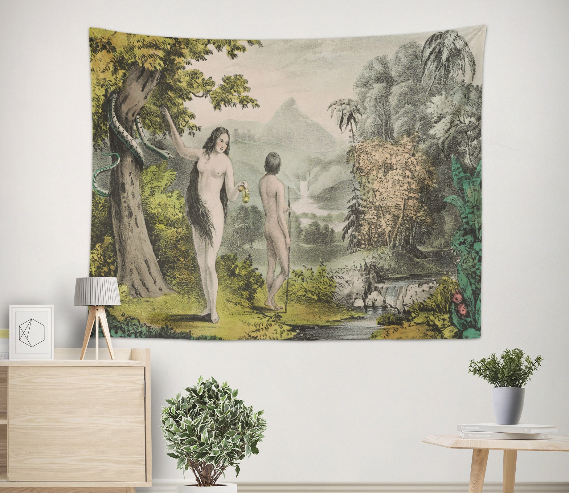 3D Primeval Forest Art 1014 Andrea haase Tapestry Hanging Cloth Hang