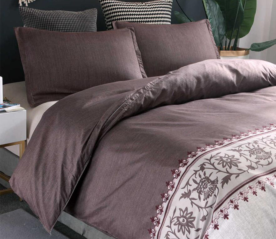 3D Brown Pattern 99155 Bed Pillowcases Quilt