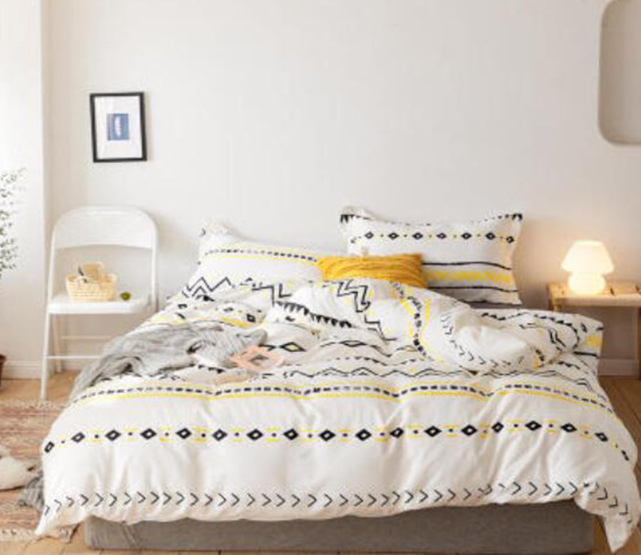 3D Light Yellow Totem 16041 Bed Pillowcases Quilt