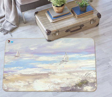 3D Sky Cloud Sea 3834 Skromova Marina Rug Non Slip Rug Mat