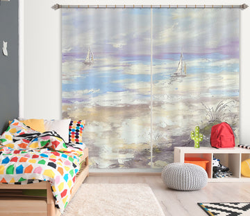 3D Sky Cloud Sea 3006 Skromova Marina Curtain Curtains Drapes