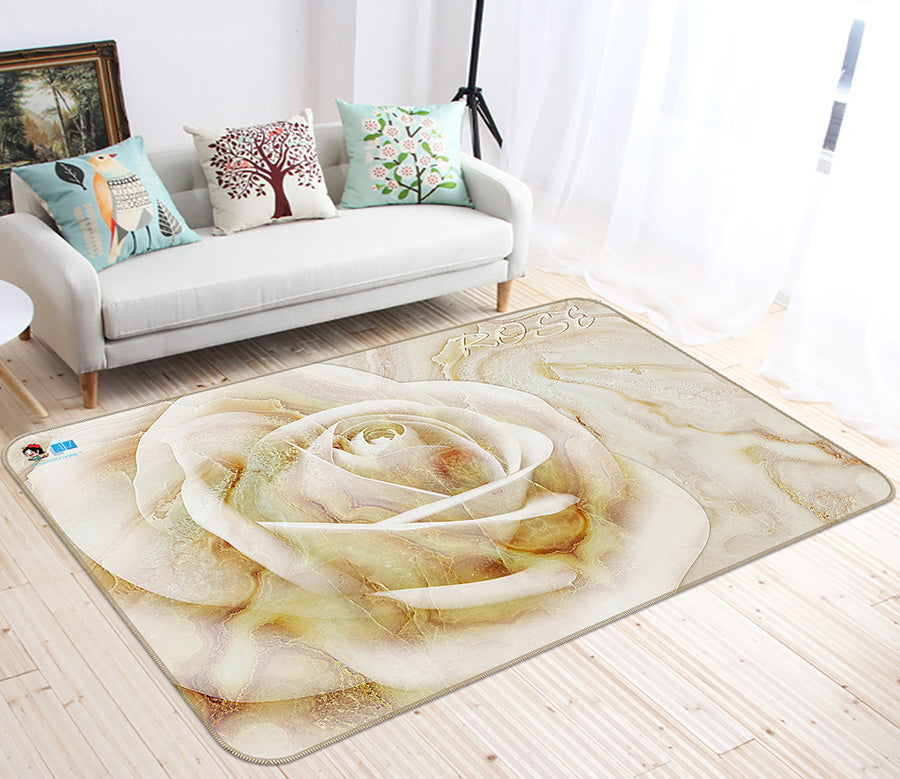 3D Flowers 66118 Non Slip Rug Mat