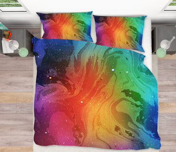 3D Colorful 16107 Bed Pillowcases Quilt