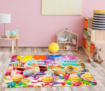 3D Children Playground 3036 Assaf Frank Rug Non Slip Rug Mat Mat AJ Creativity Home 