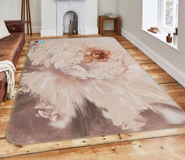 3D Pink Painting Flower 4114 Skromova Marina Rug Non Slip Rug Mat
