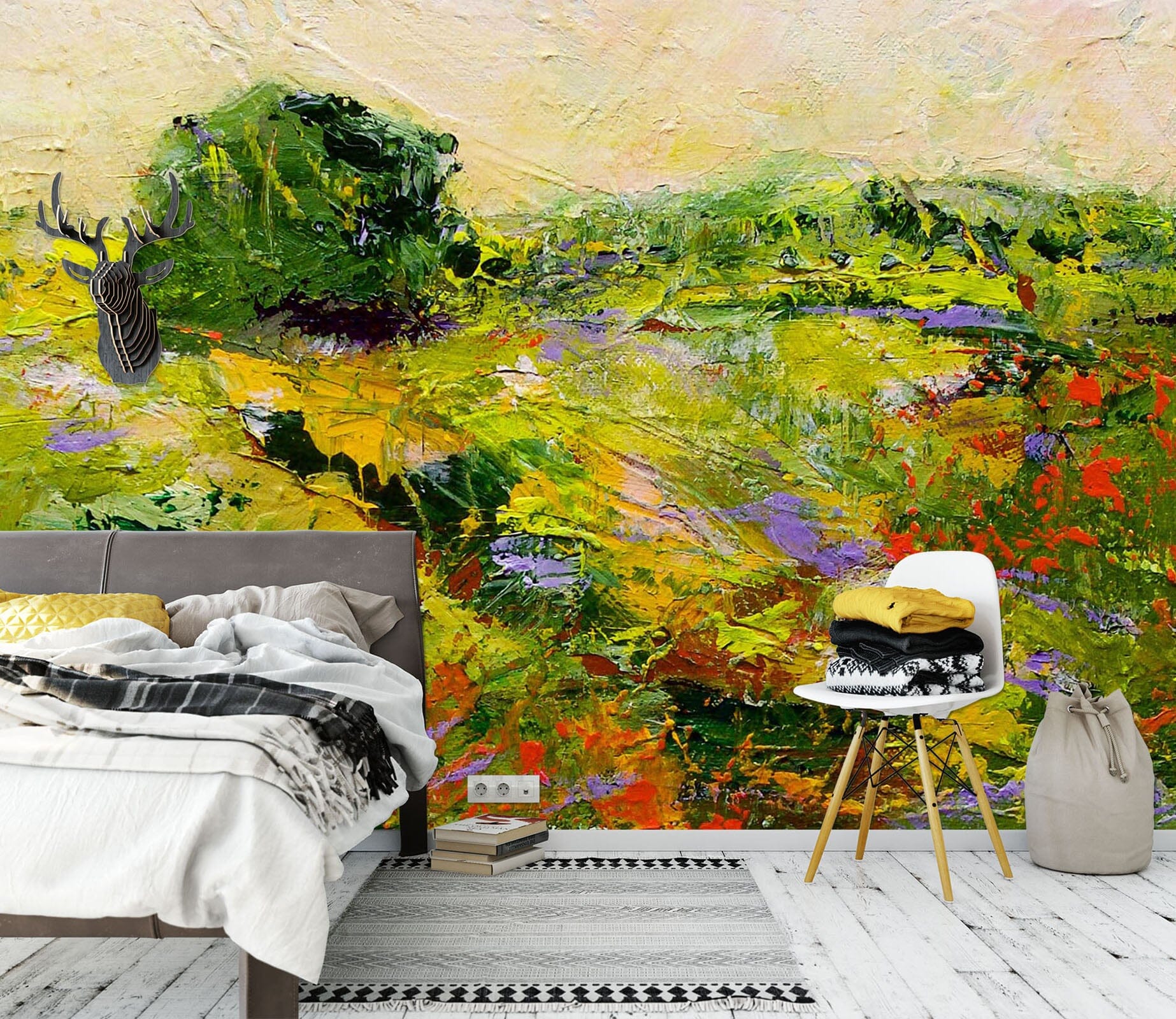 3D Golden Field 219 Allan P. Friedlander Wall Mural Wall Murals Wallpaper AJ Wallpaper 2 