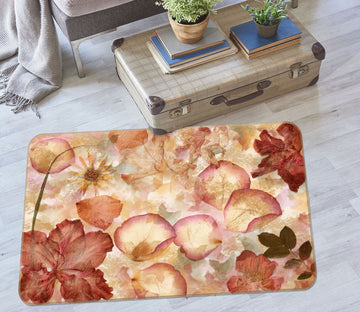 3D Flowers Petal 34119 Non Slip Rug Mat
