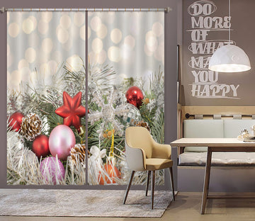 3D Tree Pendant 52028 Christmas Curtains Drapes Xmas