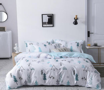 3D Tree 13025 Bed Pillowcases Quilt