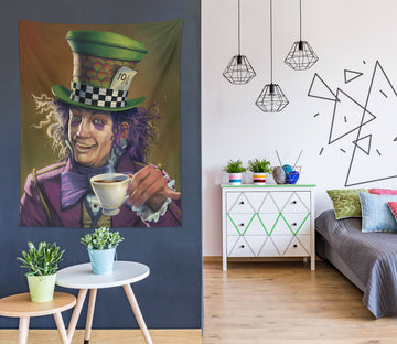 3D Mad Hatter 11716 Vincent Tapestry Hanging Cloth Hang