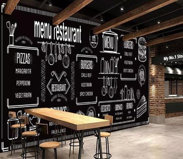 3D Black Letters 1236 Wall Murals Wallpaper AJ Wallpaper 2 