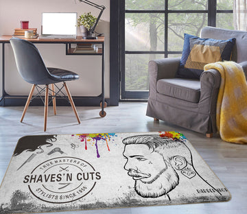 3D Haircut 77028 Non Slip Rug Mat