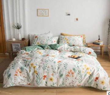3D Flowers 15183 Bed Pillowcases Quilt