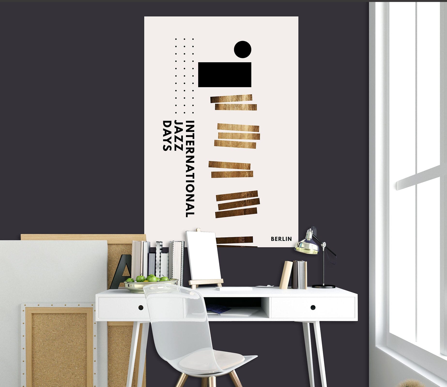 3D Golden Light 170 Boris Draschoff Wall Sticker Wallpaper AJ Wallpaper 2 